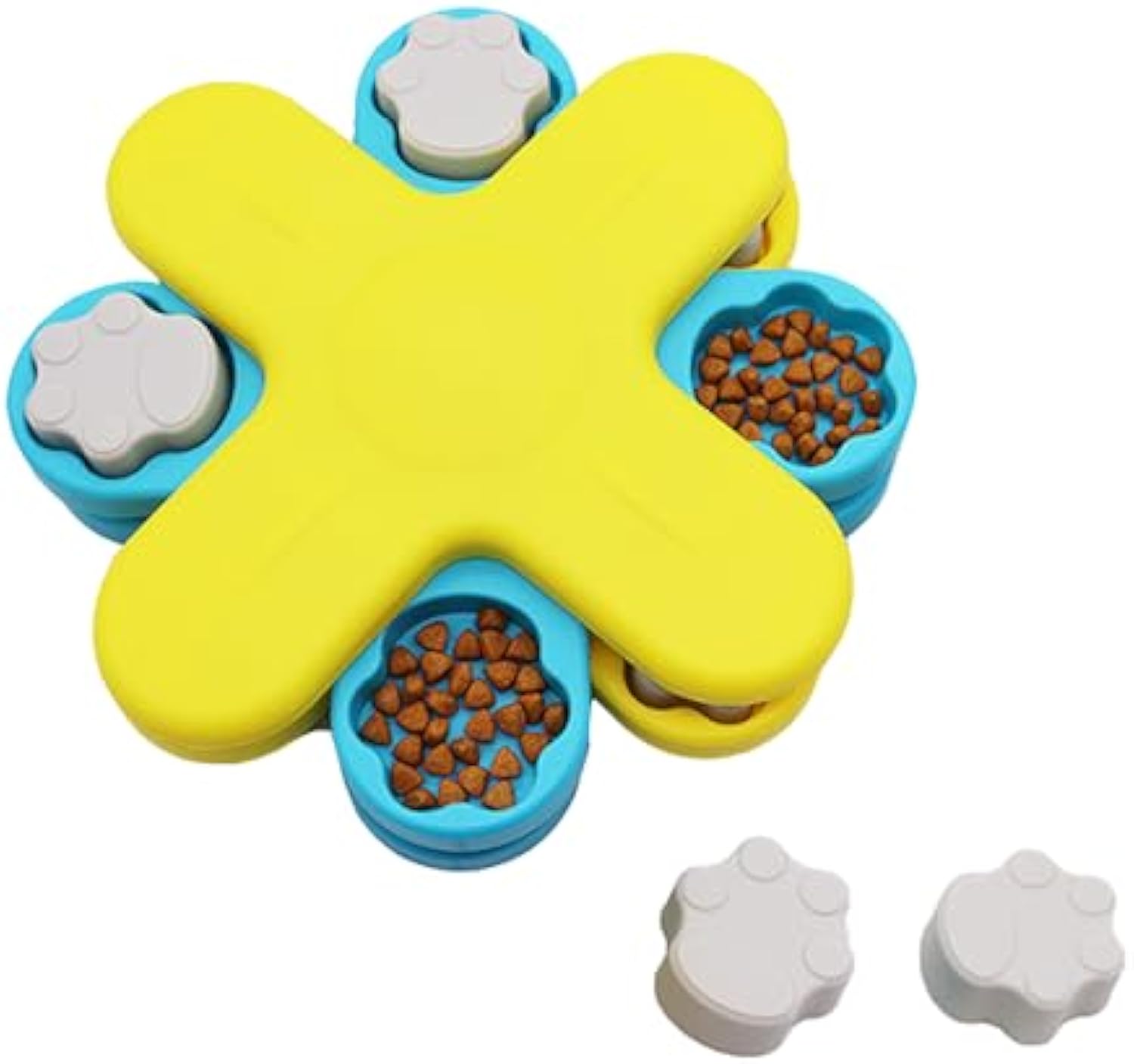 Interactive Dog Puzzle Feeder Toy for Smart Healthy Eating