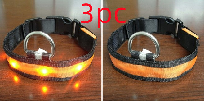 LED Dog Collar for Safe Night Walks and Visibility