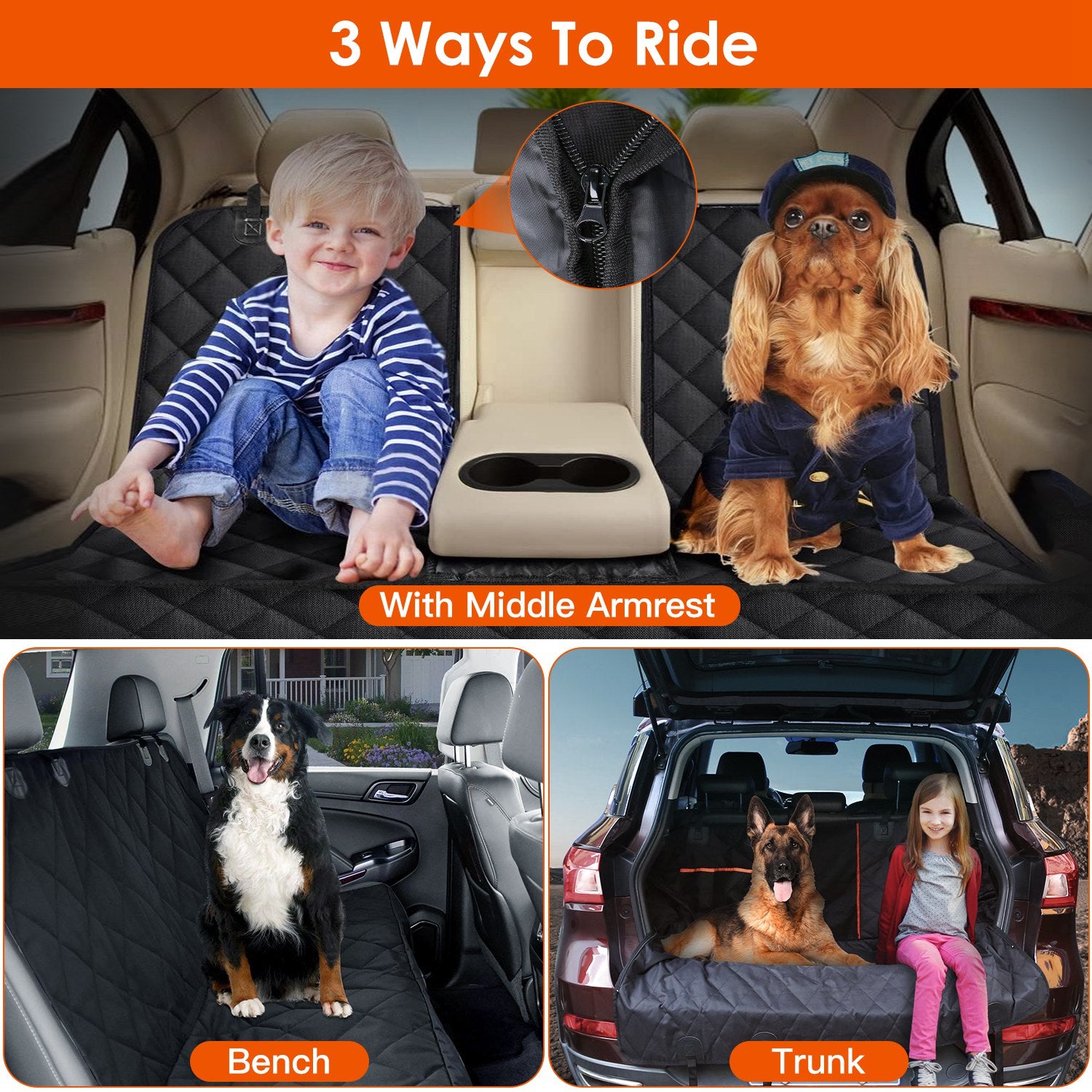 Waterproof Dog Seat Cover for Clean Stress Free Travel
