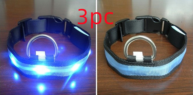 LED Dog Collar for Safe Night Walks and Visibility