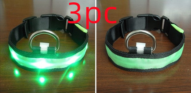 LED Dog Collar for Safe Night Walks and Visibility