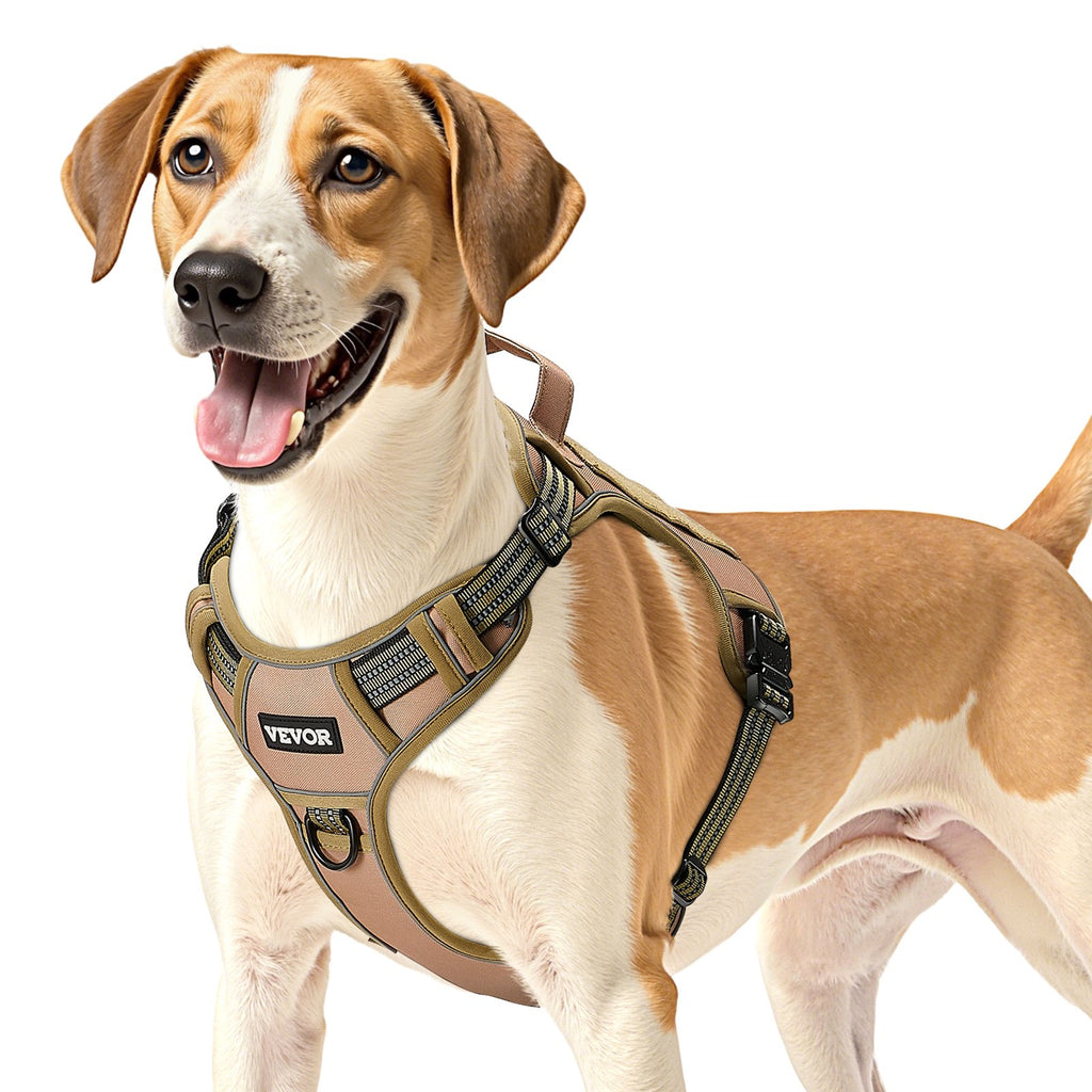 Adjustable Tactical Dog Harness for Large Dogs Easy Control Walks