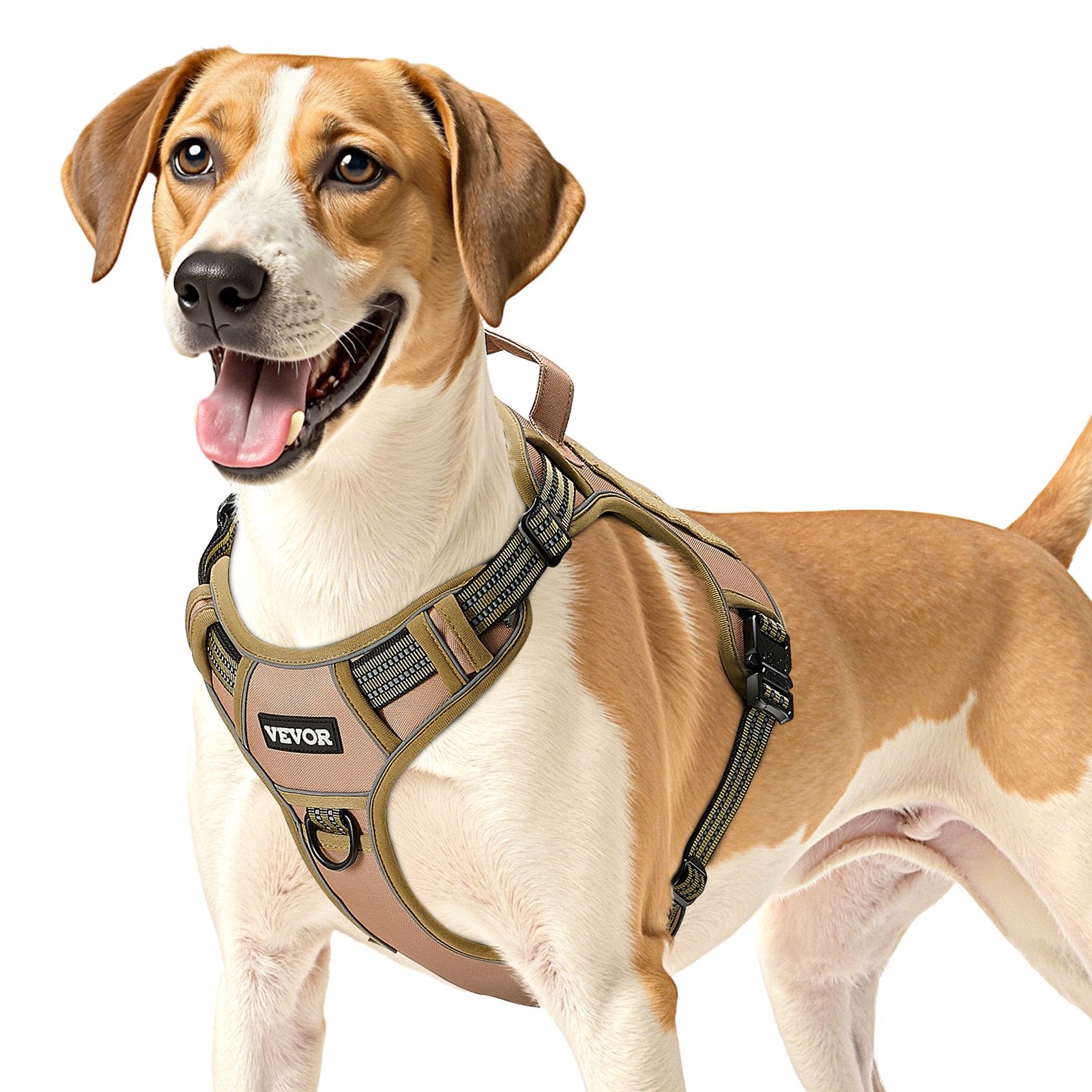 Adjustable Tactical Dog Harness for Large Dogs Easy Control Walks