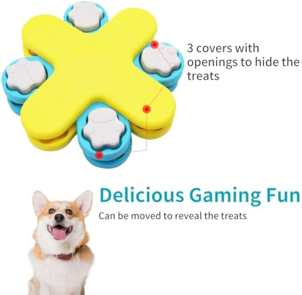 Interactive Dog Puzzle Feeder Toy for Smart Healthy Eating
