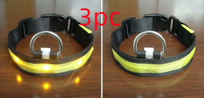 LED Dog Collar for Safe Night Walks and Visibility