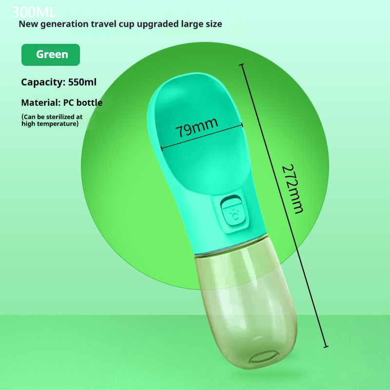 Easy Travel Pet Water Bottle for Happy Hydrated Dogs