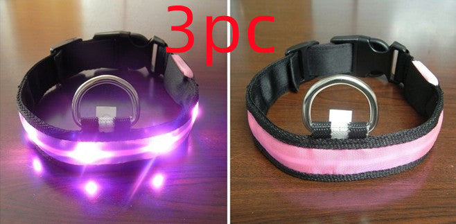 LED Dog Collar for Safe Night Walks and Visibility