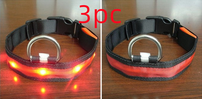 LED Dog Collar for Safe Night Walks and Visibility